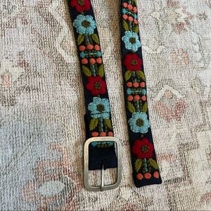 Prana Floral Embroidered Boho Belt